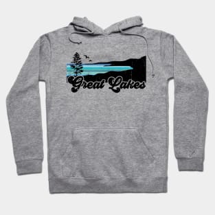 Vintage Great Lakes Coast Hoodie